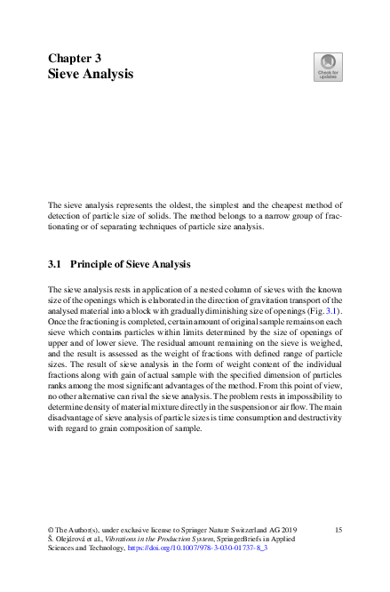 (PDF) Sieve Analysis
