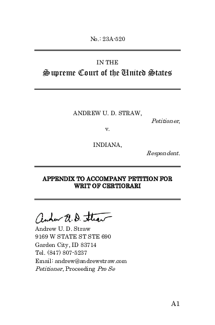 (PDF) APPENDIX SUPPORTING PETITION FOR WRIT OF CERTIORARI TO U.S ...