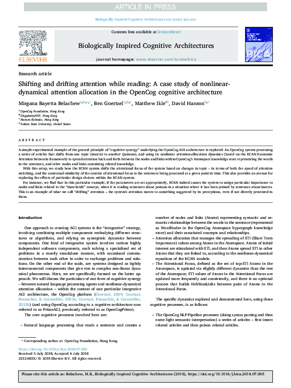 (PDF) Shifting and drifting attention while reading: A case study of ...