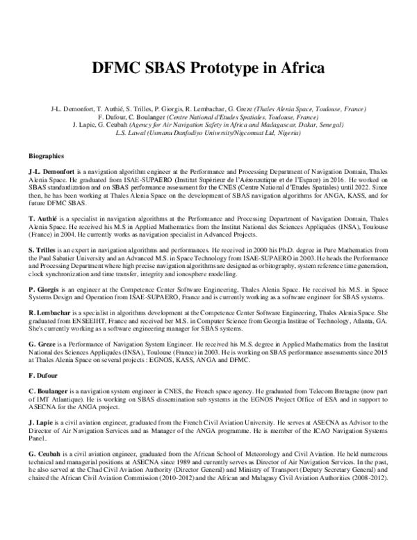 (PDF) DFMC SBAS Prototype in Africa