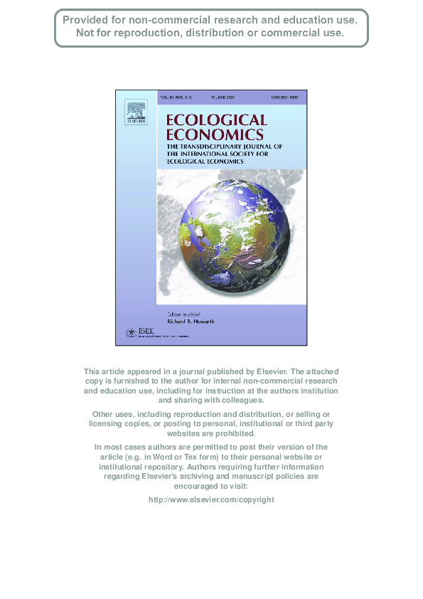 (PDF) Contingent valuation of ecotourism in Annapurna conservation area ...