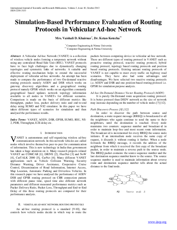 (PDF) Simulation-Based Performance Evaluation of Routing Protocols in ...