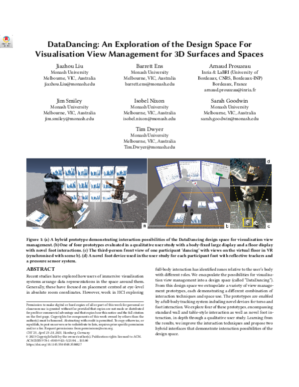 (PDF) DataDancing: An Exploration of the Design Space For Visualisation ...