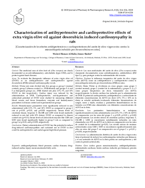 (PDF) Characterization of antihypertensive and cardioprotective effects ...