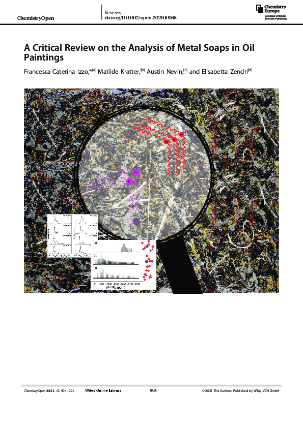 (PDF) A Critical Review on the Analysis of Metal Soaps in Oil Paintings
