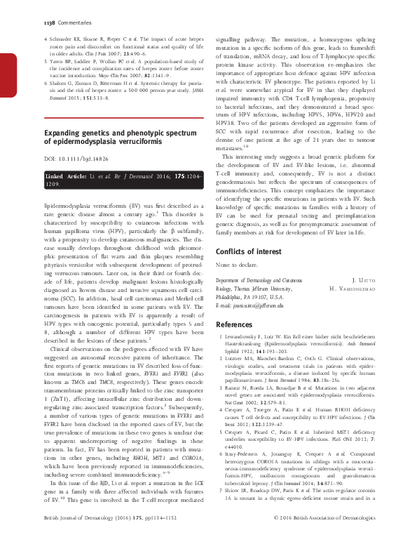 (PDF) Expanding the genetics and phenotypic spectrum of Lysine-specific ...