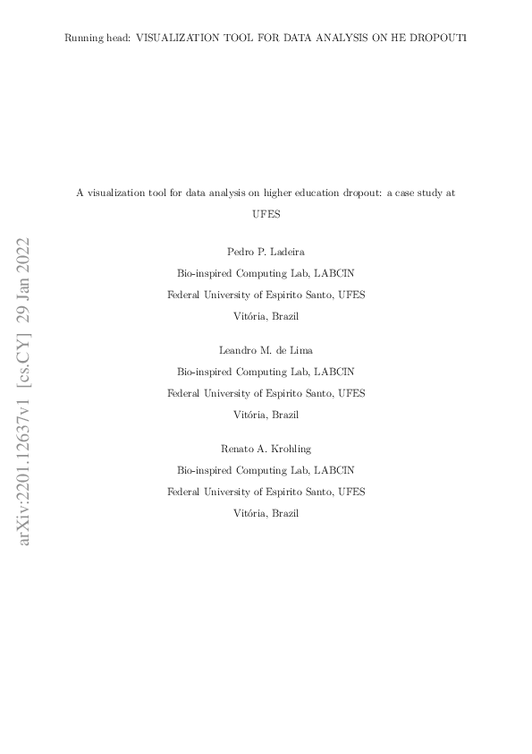 (PDF) A visualization tool for data analysis on higher education ...