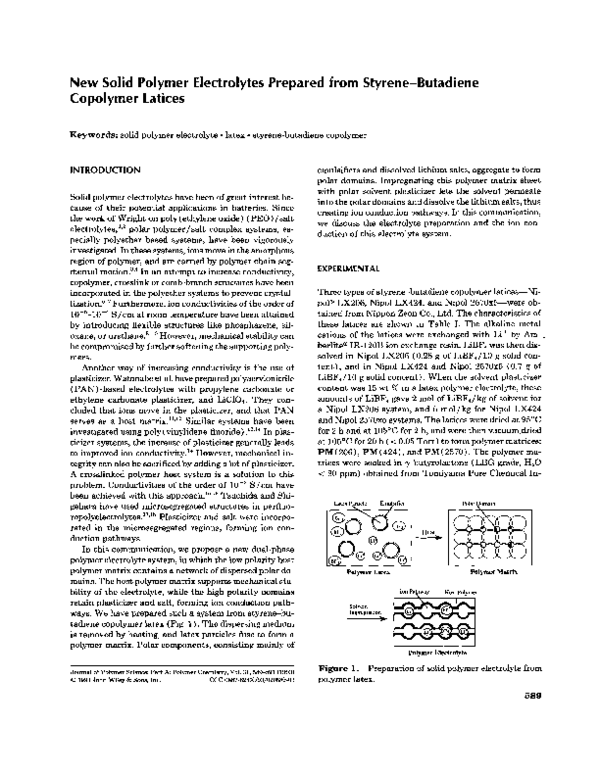(PDF) New solid polymer electrolytes prepared from styrene–butadiene ...