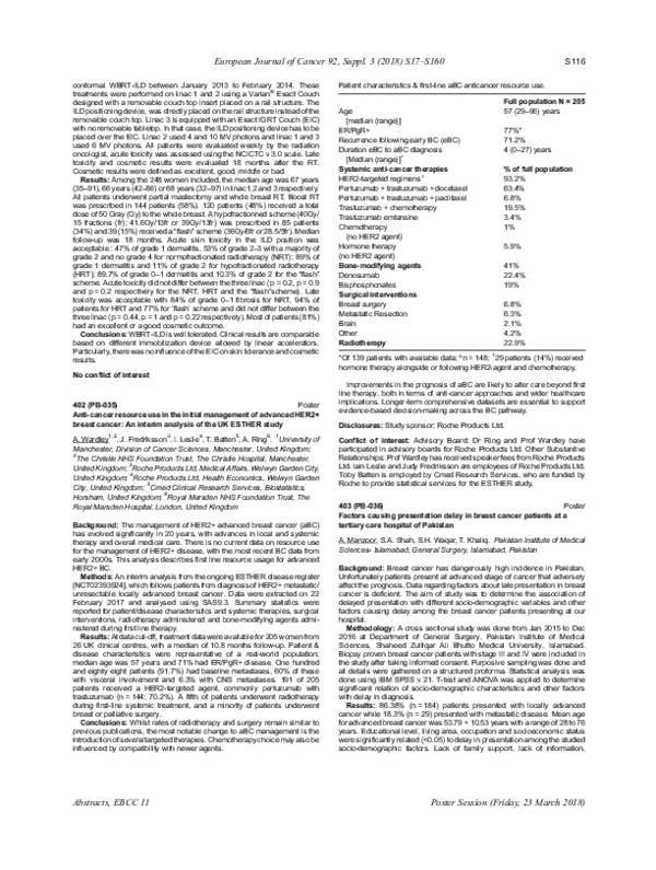 (PDF) Factors causing presentation delay in breast cancer patients at a ...