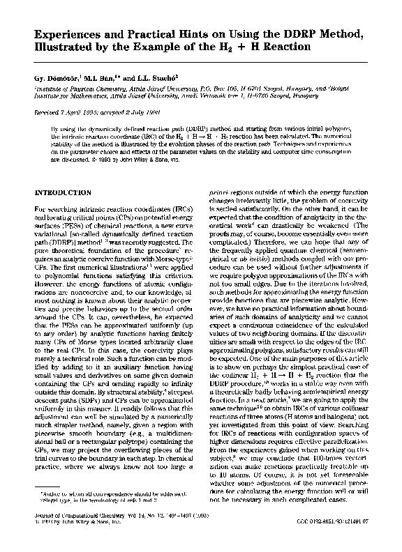 (PDF) Experiences and practical hints on using the DDRP method ...