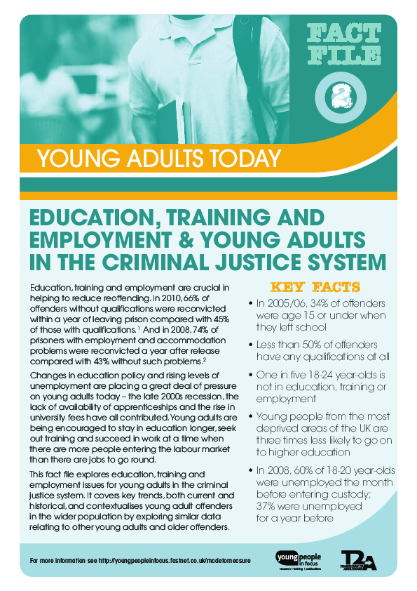 (PDF) Young adults today: education, training and employment and young ...