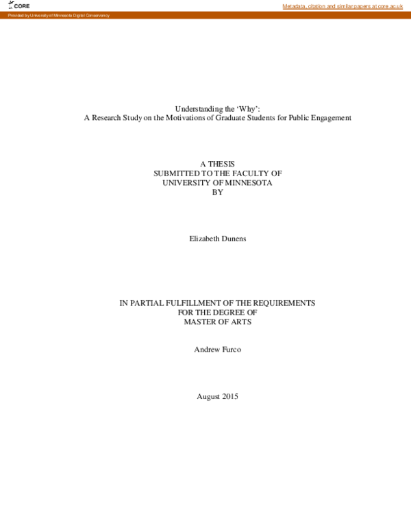 (PDF) Understanding the 'Why': A Research Study on the Motivations of ...