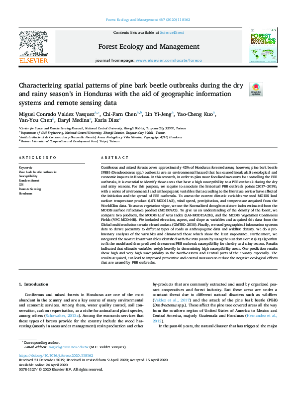 (PDF) Characterizing spatial patterns of pine bark beetle outbreaks ...