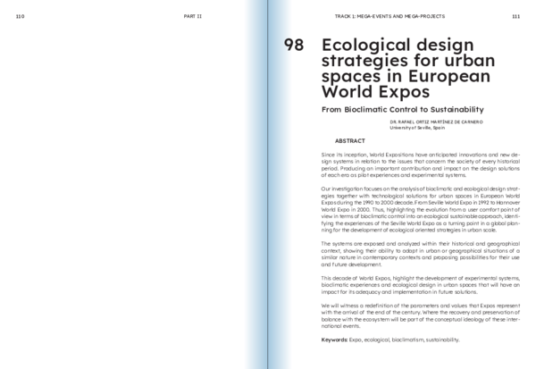 (PDF) Ecological design strategies for urban spaces in European World ...