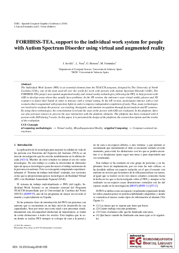 (PDF) FORHHSS-TEA, Support to the Individual Work System for People ...