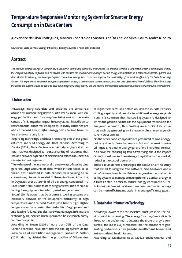 (PDF) Temperature Responsive Monitoring System for Smarter Energy ...