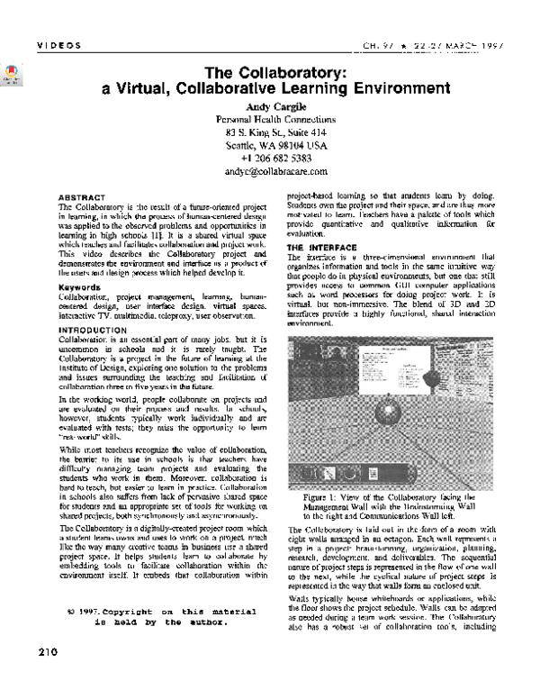 (PDF) The collaboratory