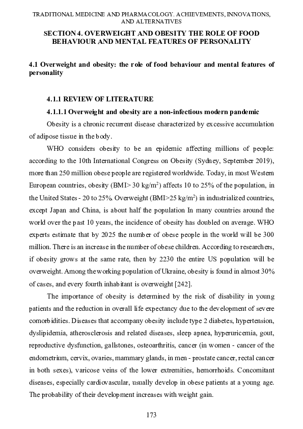 (PDF) Overweight and Obesity: The Role of Food Behaviour and Mental ...