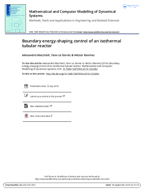 (PDF) Mathematical and Computer Modelling of Dynamical Systems Methods ...