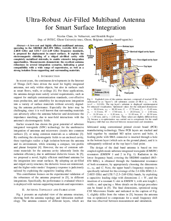 (PDF) Ultra-Robust Air-Filled Multiband Antenna for Smart Surface ...