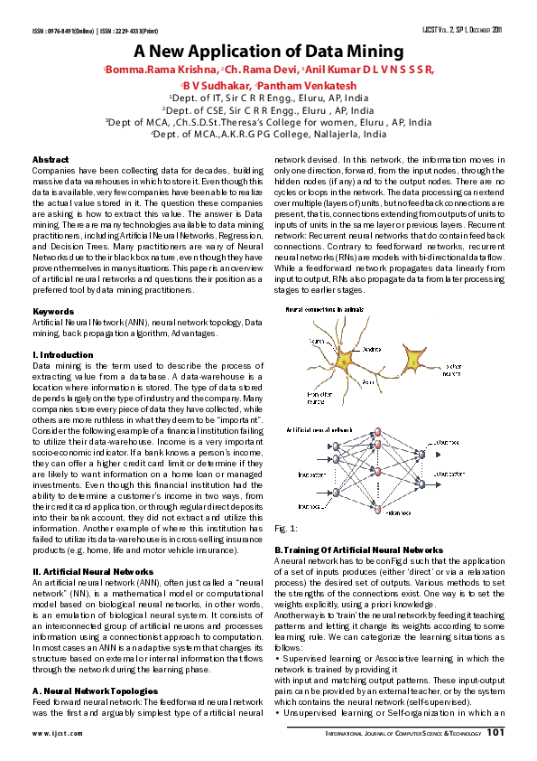 (PDF) A New Application of Data Mining