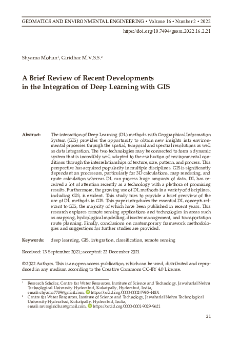 (PDF) A Brief Review of Recent Developments in the Integration of Deep ...