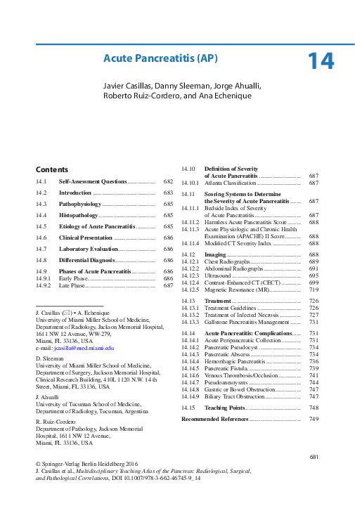 (PDF) Acute Pancreatitis (AP)