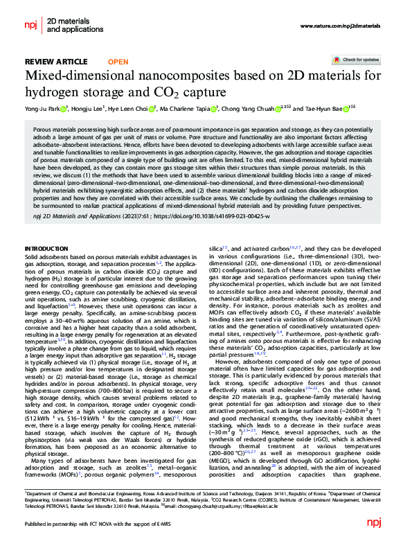 (PDF) Mixed-dimensional nanocomposites based on 2D materials for ...