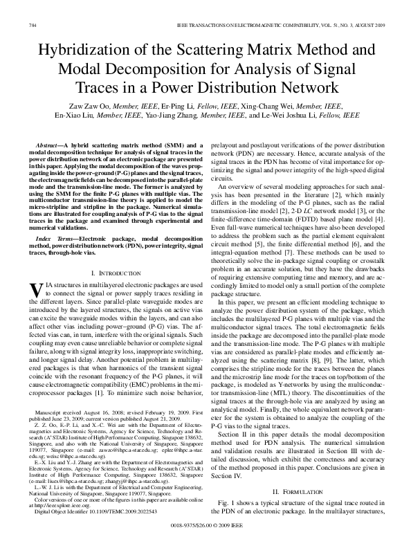 (PDF) Hybridization of the Scattering Matrix Method and Modal ...