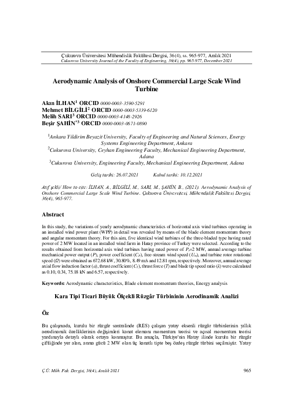 (PDF) Aerodynamic Analysis of Onshore Commercial Large Scale Wind Turbine