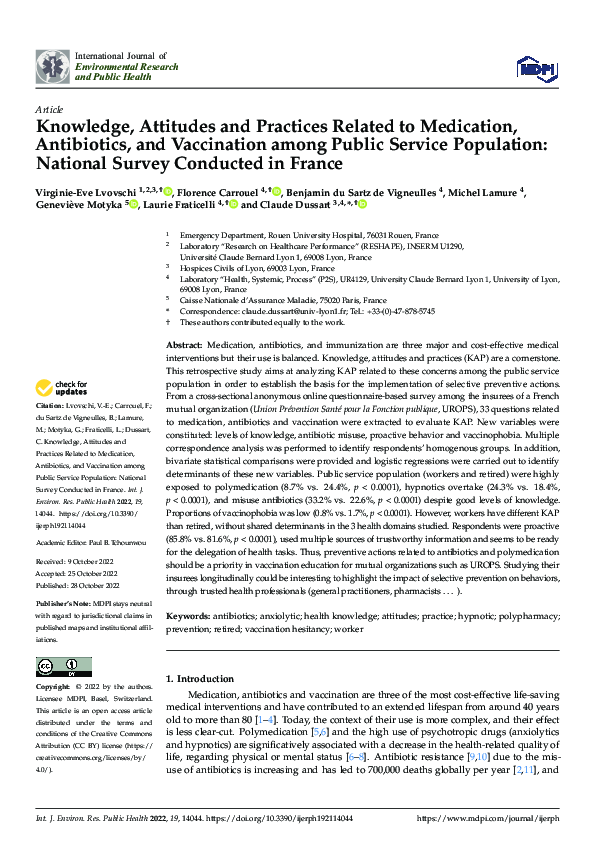 (PDF) Knowledge, Attitudes and Practices Related to Medication ...