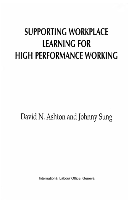 (PDF) Supporting Workplace Learning