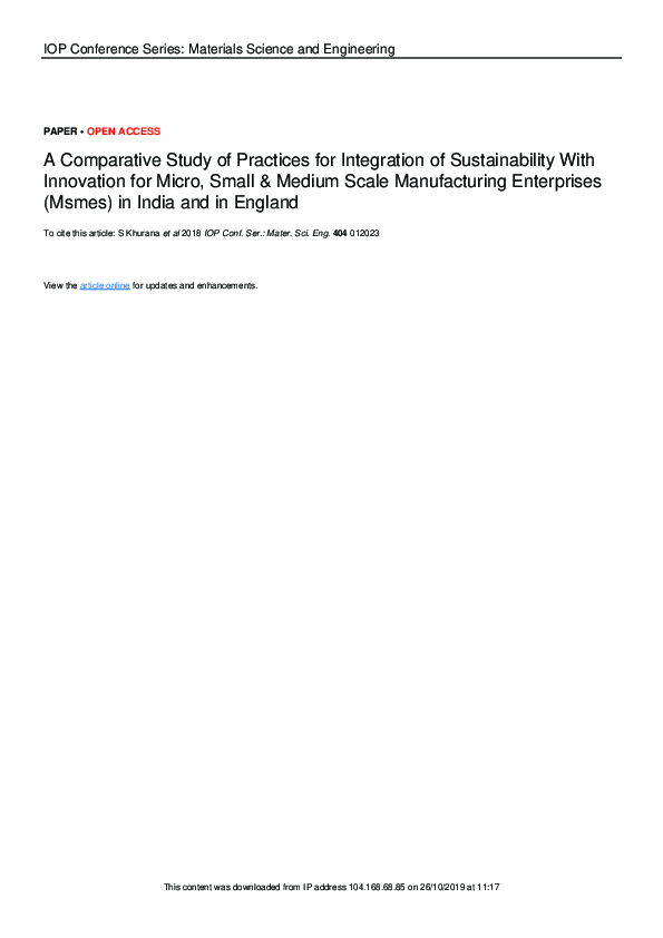 (PDF) A Comparative Study of Practices for Integration of ...