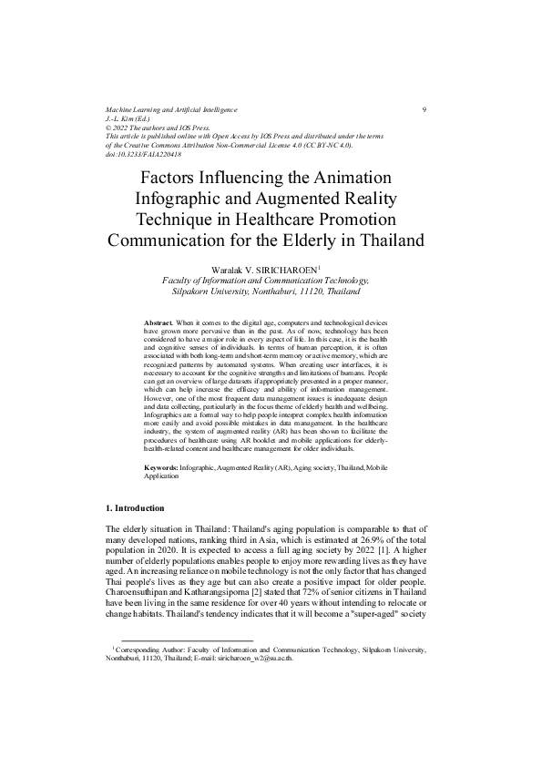 (PDF) Factors Influencing the Animation Infographic and Augmented ...