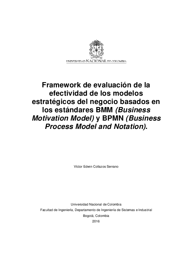 (PDF) Framework de evaluación de la efectividad de los modelos ...
