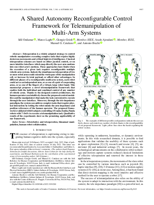 (PDF) A Shared Autonomy Reconfigurable Control Framework for ...