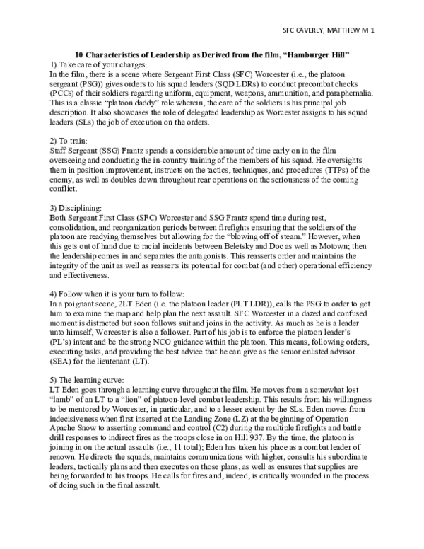 (DOC) SFC Caverly SLC CANDIDATE 3rd Writing Assignment 16 JAN 2024