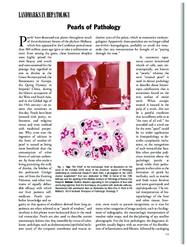 (PDF) Pearls of pathology