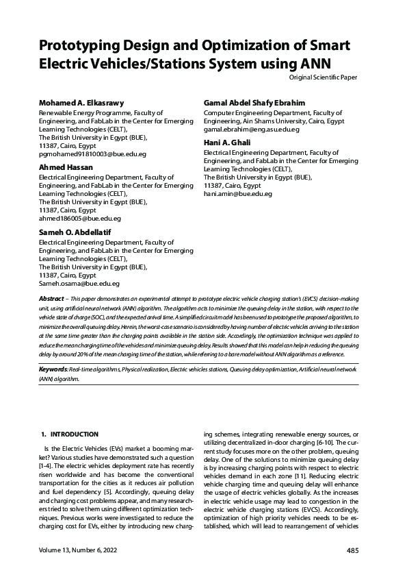 (PDF) Prototyping Design and Optimization of Smart Electric Vehicles ...