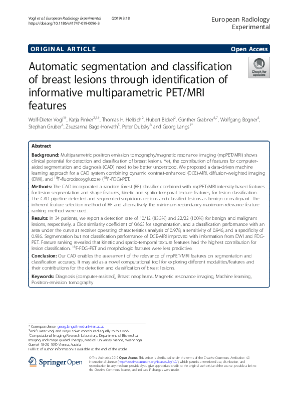 (PDF) Automatic segmentation and classification of gestational sac ...