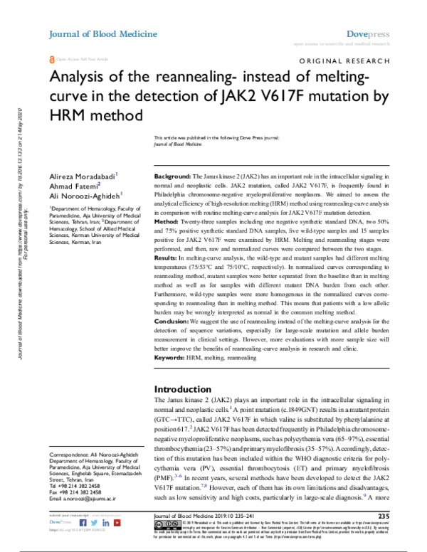 (PDF) Analysis of the reannealing- instead of melting-curve in the ...