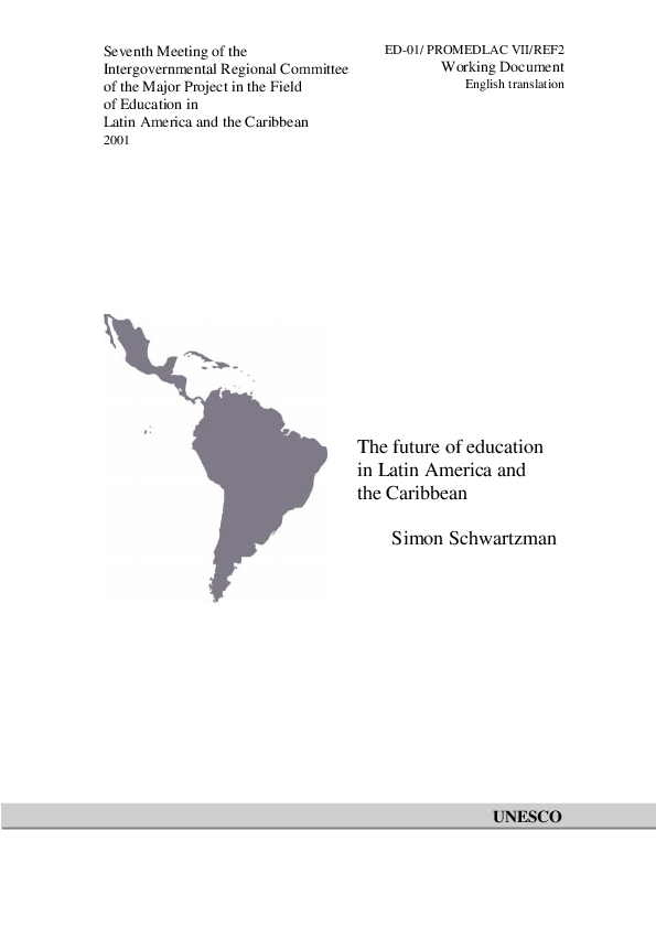 (PDF) The Future of Education in Latin America and the Caribbean