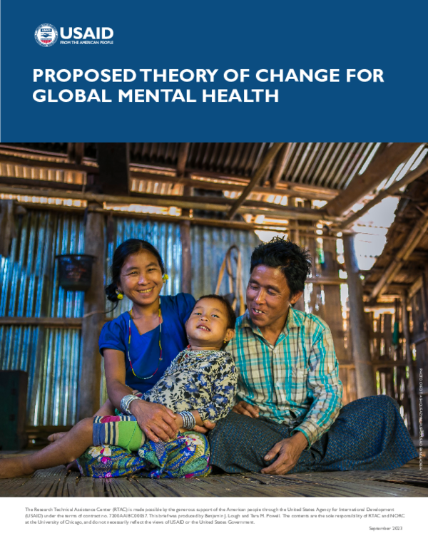 (PDF) PROPOSED THEORY OF CHANGE FOR GLOBAL MENTAL HEALTH