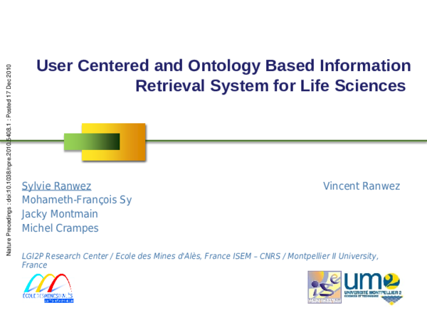(PDF) User Centered and Ontology Based Information*Retrieval System for ...
