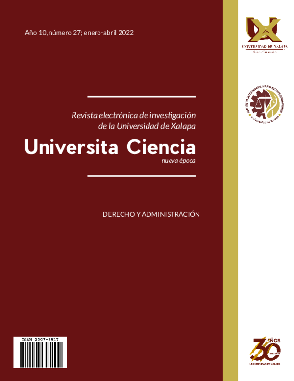 Portada del libro: Temas Selectos del Derecho   Universidad de Xalapa