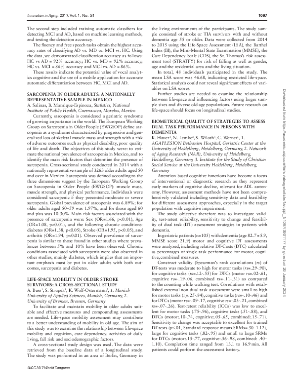 (PDF) Biometrical Quality of Strategies to Assess Dual Task Performance ...