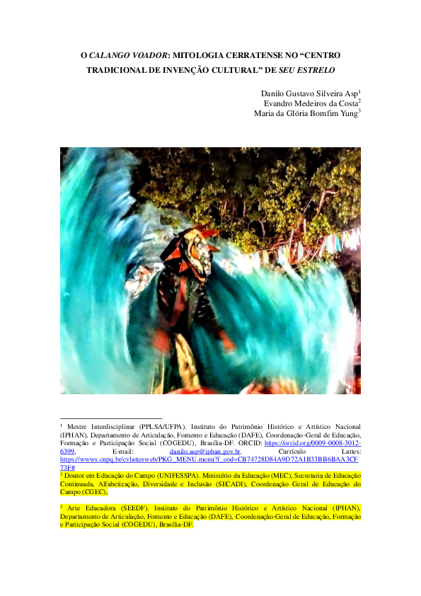 (PDF) O CALANGO VOADOR: MITOLOGIA CERRATENSE NO 