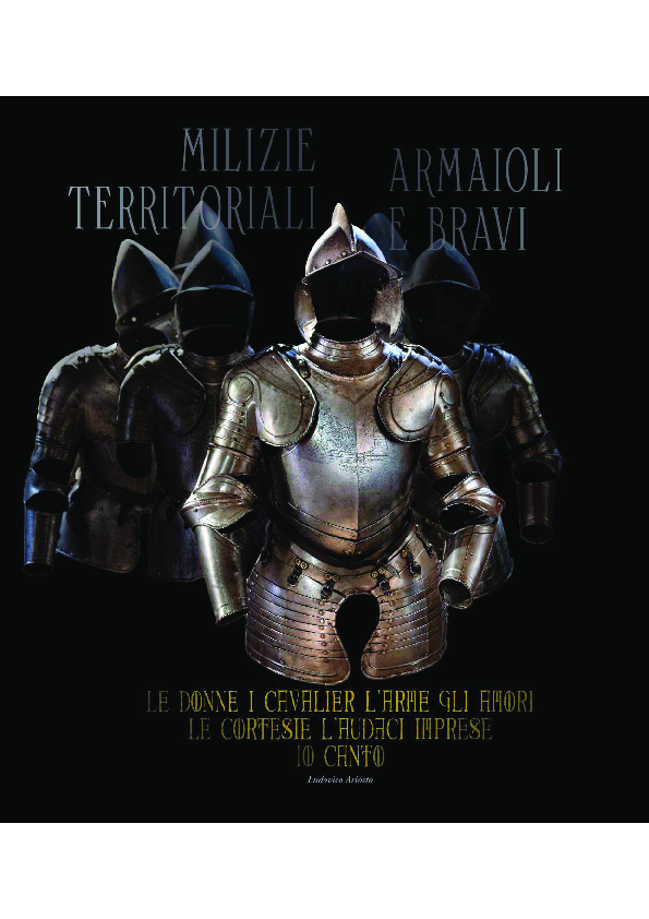 (PDF) Ordinanze territoriali, armaioli e bravi. Alcuni aspetti della ...