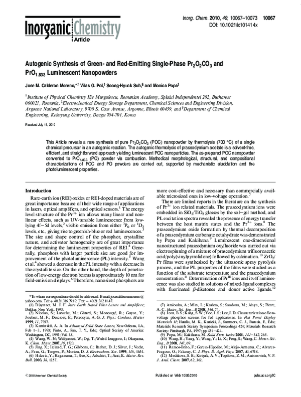 (PDF) Autogenic Synthesis of Green- and Red-Emitting Single-Phase ...