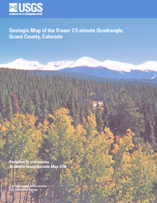 (PDF) Geologic map of the Fraser 7.5-minute quadrangle, Grand County ...